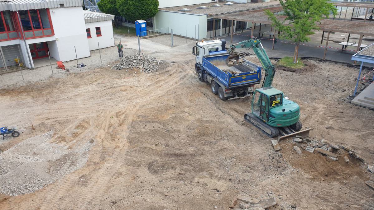 Merkurschule - Gaggenau (Mensa Außenanlage)