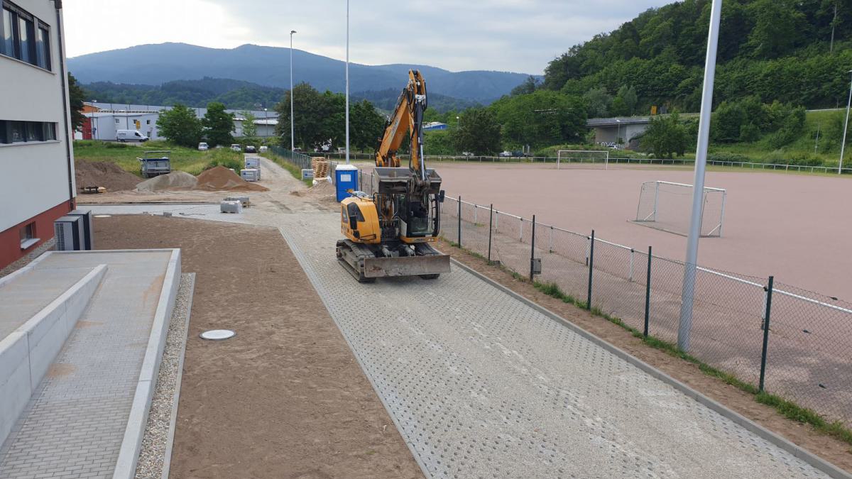 Merkurschule - Gaggenau (Mensa Außenanlage)