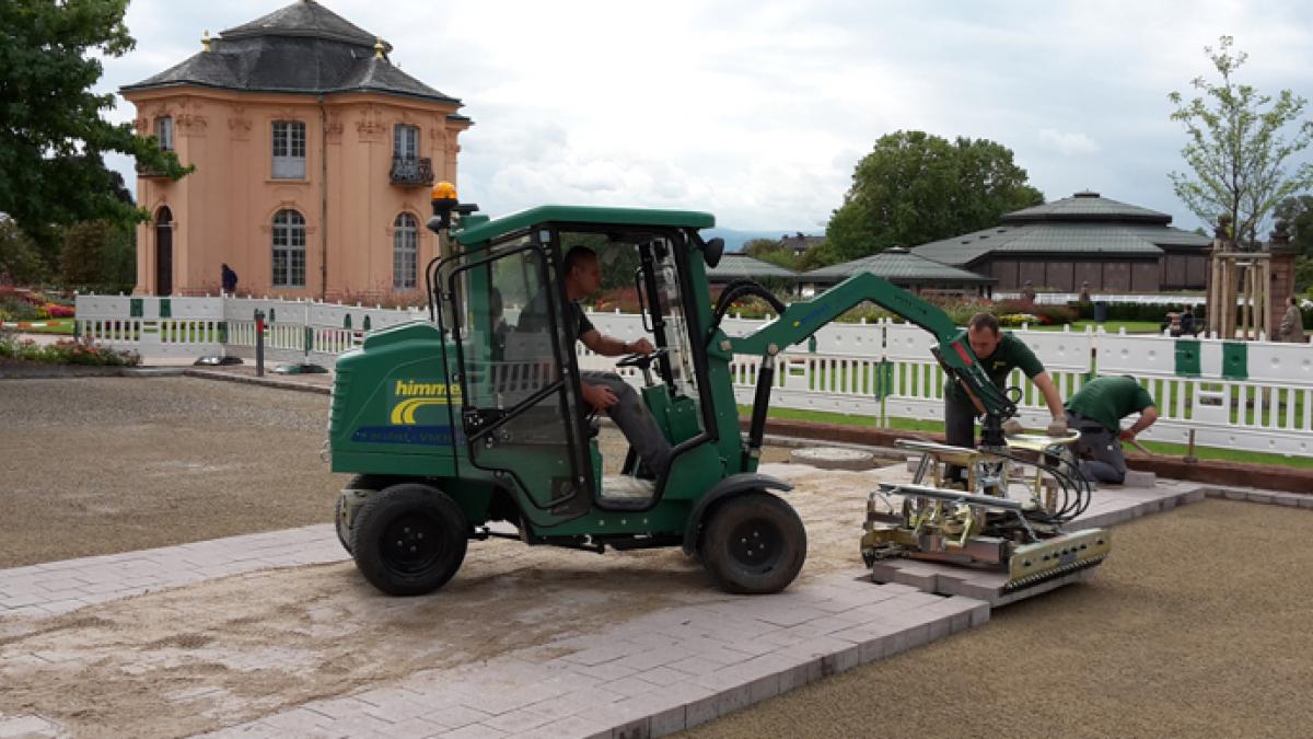 Pflasterverlegemaschine